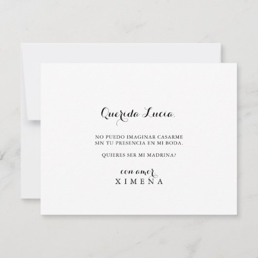 Carte De Correspondance Proposition d'aide d'État espagnole (Dos)