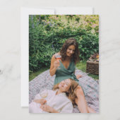 Carte De Correspondance Proposition d'une domestique en bleu avec photo su (Dos)