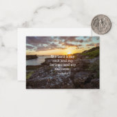 Carte De Correspondance Psaume 18:2, verset Écriture (Devant/Arrière en situation)