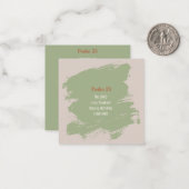 Carte De Correspondance Psaume 23 Verse (Devant/Arrière en situation)