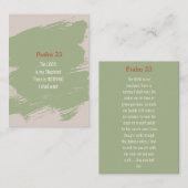 Carte De Correspondance Psaume 23 Verse (Devant / Derrière)