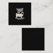 Carte De Correspondance Pug home (Devant / Derrière)