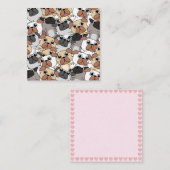 Carte De Correspondance Pugs de fête (Devant / Derrière)