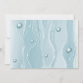 Carte De Correspondance QR Code Turquoise Blue Silk Foil Business (Dos)