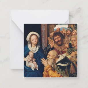 Carte De Correspondance Quentin Matsys - L'Adoration du Magi