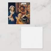 Carte De Correspondance Quentin Matsys - L'Adoration du Magi (Devant / Derrière)