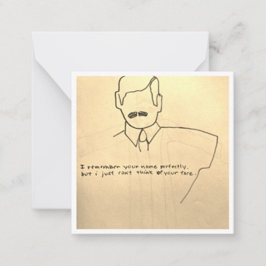 Carte De Correspondance Qui Êtes-Vous Anniversaire (Devant)