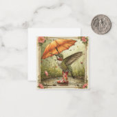 Carte De Correspondance Raindrops & Wives : Sweet Hummingbird (Devant/Arrière en situation)
