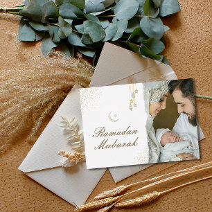 Carte De Correspondance Ramadan islamique minimaliste moderne photo de Mou