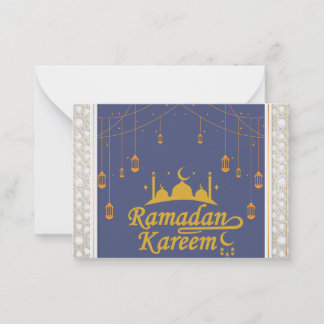 Carte De Correspondance Ramadan Kareem