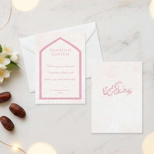 Carte De Correspondance Ramadan Kareem Personalized Greeting Card