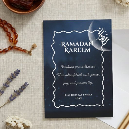 Carte De Correspondance Ramadan Kareem Personalized Greeting Card | Elegan