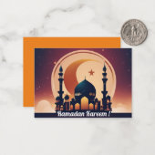 Carte De Correspondance Ramadan Karim ! (Devant/Arrière en situation)