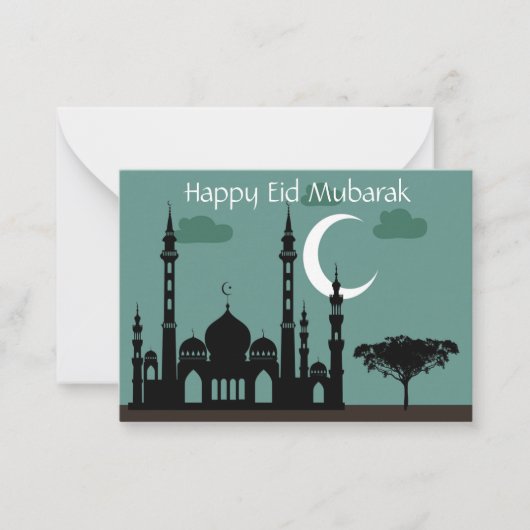 Carte De Correspondance Ramadan Moubarak (Devant)