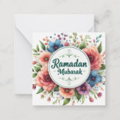 Carte De Correspondance Ramadan Moubarak (Devant)