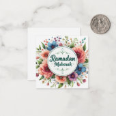 Carte De Correspondance Ramadan Moubarak (Devant/Arrière en situation)