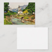 Carte De Correspondance Ramsau, Alpes bavaroises (Devant / Derrière)