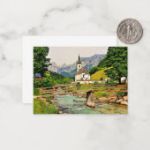 Carte De Correspondance Ramsau, Alpes bavaroises (Devant/Arrière en situation)
