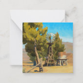 Carte De Correspondance Ranch Windmill, Carson, Nevada par Maynard Dixon (Devant)