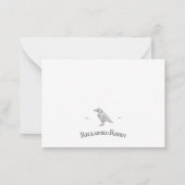 Carte de correspondance Raven Ink et Branches (Dos)