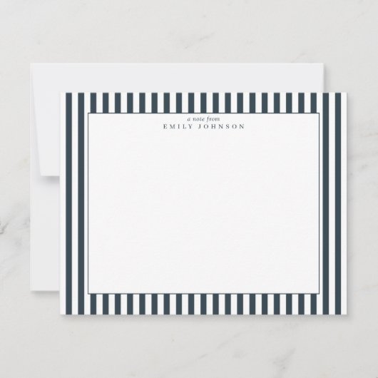 Carte de correspondance rayée au charbon (Devant)