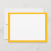 Carte De Correspondance Rayures Prépa Rose & Jaune Clair Clair Mignon (Dos)
