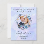 Carte De Correspondance Réception de mariage après la fête (Devant)