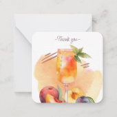 Carte De Correspondance Recette Mocktail Recette Vierge Peach Bellini Part (Devant)