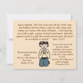 Carte De Correspondance Rechercher Jésus (Dos)