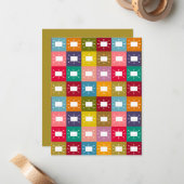 Carte De Correspondance Rectangles atomiques (Devant/Arrière en situation)