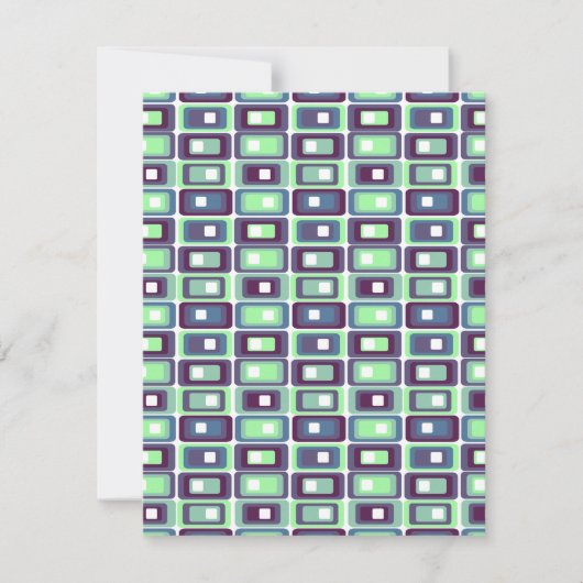 Carte De Correspondance Rectangles empilées (Devant)