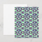 Carte De Correspondance Rectangles empilées (Devant / Derrière)