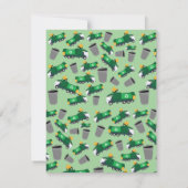 Carte De Correspondance Recyclage Camion à ordures pour enfants (Dos)