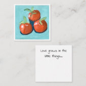 Carte De Correspondance Red Tomatoes (Devant / Derrière)