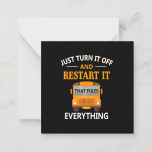 Carte De Correspondance Redémarrez-Le Qui Correspond À Tout Le Pilote De B