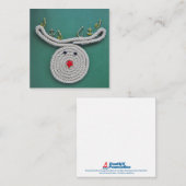 Carte De Correspondance Reindeer Holiday (Devant / Derrière)