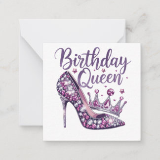 Carte De Correspondance Reine d'anniversaire