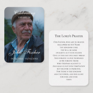 Carte De Correspondance Religious funeral Keepsake photo Prayer card