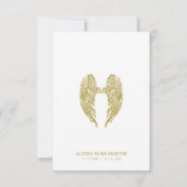 Carte De Correspondance Remember Little Angel Beloved Ones Passed Away (Dos)