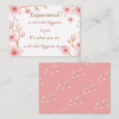 Carte De Correspondance Remplissage de la fiche de devis (Devant / Derrière)