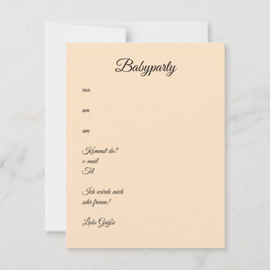 Carte De Correspondance Renard dans la prairie (Dos)