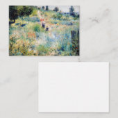 Carte De Correspondance Renoir - Chemin menant à travers l'herbe haute (Devant / Derrière)