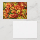 Carte De Correspondance Renoir - Fatigué des Roses (Devant / Derrière)