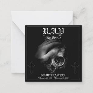 Carte De Correspondance Repose en paix, mon ami