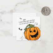 Carte De Correspondance Réservez du Temps pour Vos Recommandations Hallowe (Devant/Arrière en situation)