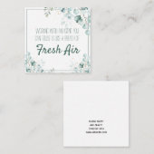 Carte De Correspondance Respiration de la commercialisation immobilière de (Devant / Derrière)