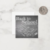 Carte De Correspondance Retour à l'école (Devant/Arrière en situation)