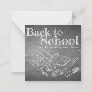 Carte De Correspondance Retour à l'école