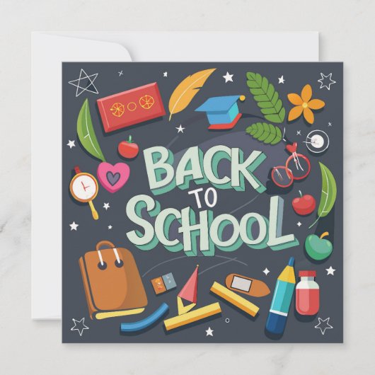 Carte De Correspondance retour à l'école (Devant)