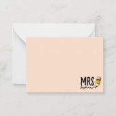 Carte De Correspondance Retour à l'école Appréciation de l'enseignant Fill (Devant)